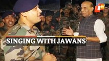 A Song With Jawans – Defense Minister Rajnath Singh Interacts With Jawans In Assam