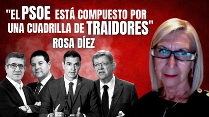 Rosa Díez: “El PSOE está compuesto por una cuadrilla de cobardes y traidores”