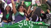 Manifestaciones en Latinoamérica a favor del aborto seguro