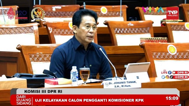 Komisi III DPR RI Pilih Johanis Tanak Sebagai Pimpinan KPK