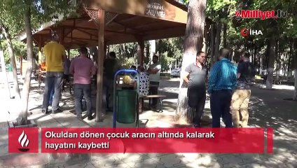 Okul dönüşü kahreden olay! Ömer feci şekilde can verdi
