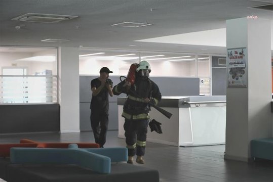 Antalya haberleri! Antalya Büyükşehir Belediyesi'nde Acil Durum Tatbikatı Yapıldı