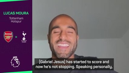 Spurs' Moura happy Jesus at Arsenal, but there's no friendship on Saturday