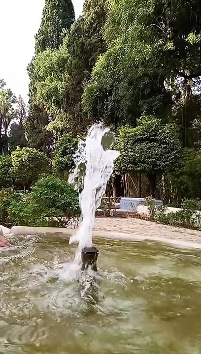 Fontaine en ralenti