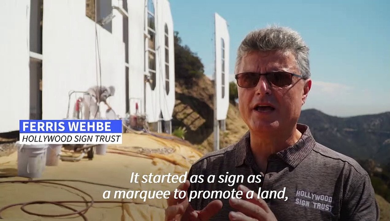 Hollywood sign gets a 100th birthday facelift