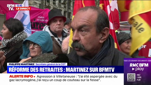 Philippe Martinez, secrétaire général de la CGT: S'il y a une concertation sur les retraites, je pense qu'elle ne durera pas longtemps
