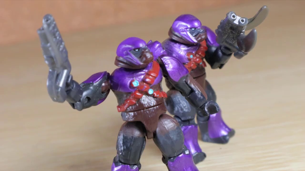  Mega Bloks HALO: Mystery Pack Series #2: Covenant Brute (Purple) || DOOM Construx Review