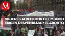 En México y América latina, mujeres marcharon para garantizar el aborto legal