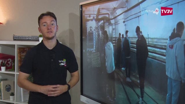 TV3V - Visite au Fort de Schoenenbourg de la section usinage du Lycée Goulden de Bischwiller