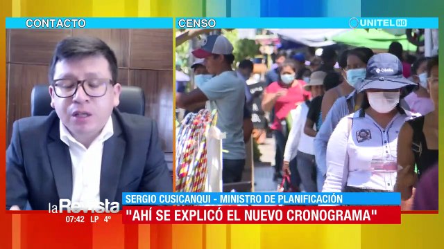 Cusicanqui cuestiona propuesta de la Uagrm, pero no revela plan técnico respecto al Censo