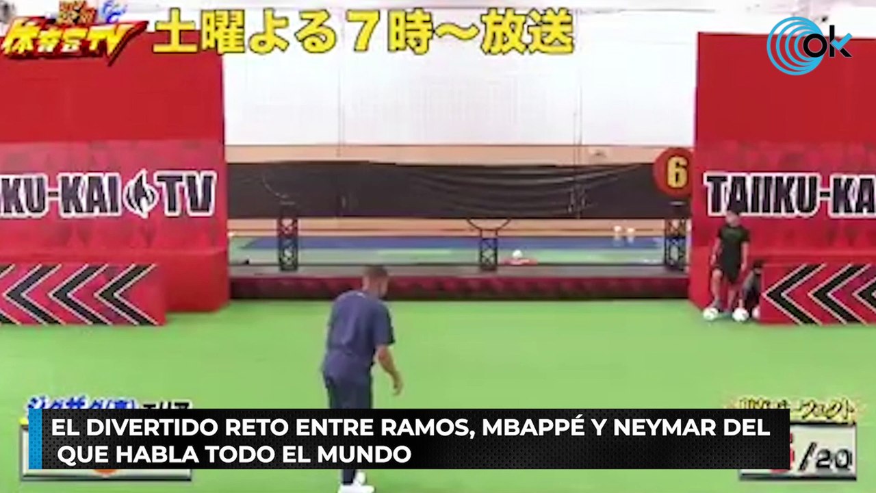 EL DIVERTIDO RETO ENTRE RAMOS, MBAPPÉ Y NEYMAR DEL QUE HABLA TODO EL MUNDO