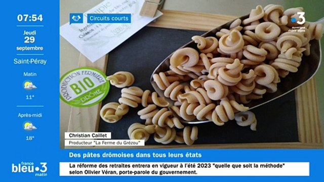 À La Répara-Auriples, les pâtes fermières fraiches et sèches et farines Bio de la Ferme du Grézou