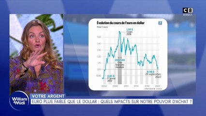 Votre argent : Euro plus faible que le dollar , quels impacts sur notre pouvoir d'achat ?