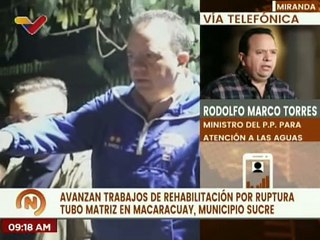 Miranda | Hidrocapital atiende ruptura de tubo matriz en la Av. Ppal de Macaracuay