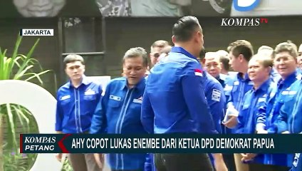 AHY Copot Lukas Enembe dari Ketua DPD Demokrat Papua, Tunjuk Willem Wandik Jadi Pengganti