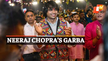 WATCH : Neeraj Chopra Doing Garba In Vadodara, Gujarat – Neeraj Chopra’s Garba