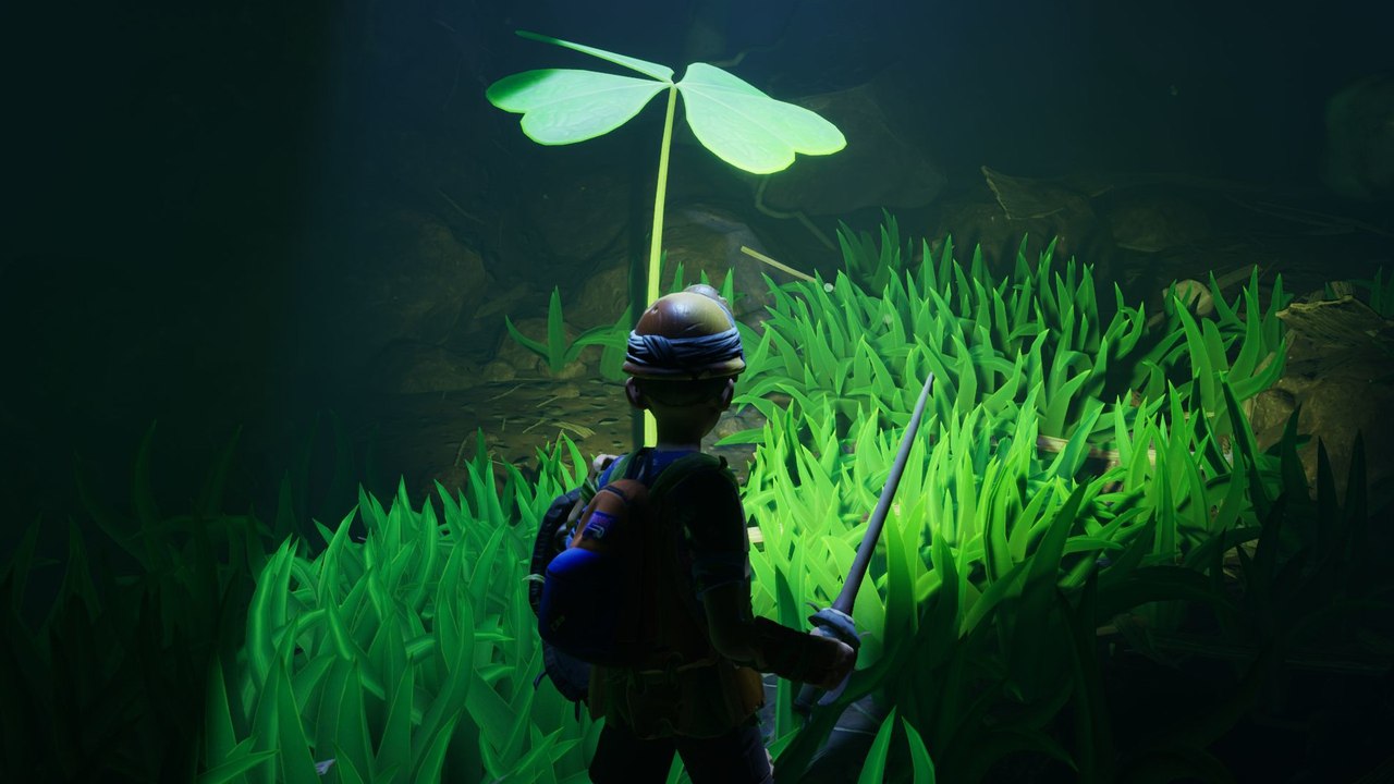 Grounded 4-leaf clover: Position, how to reach it?