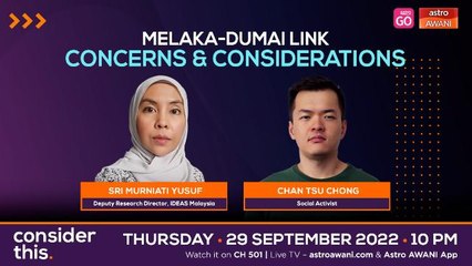 Consider This: Melaka-Dumai Link (Part 1) - Concerns & Considerations