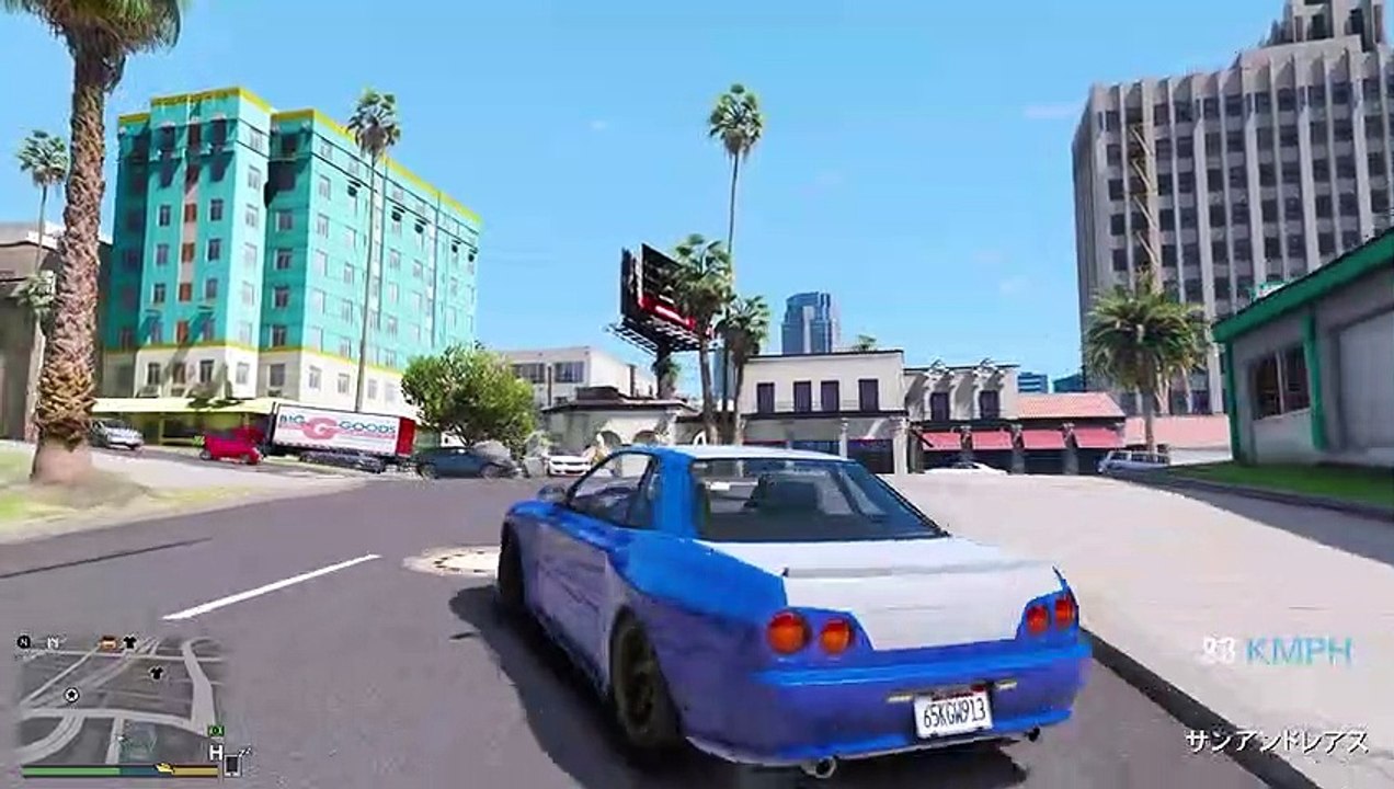 【GTA5】ワイスピ仕様！ボンネットにエンジンが飛び出した魔改造車！トレバーが集めた車を魔改造してみた！これはカッコよすぎる！【ほぅ】