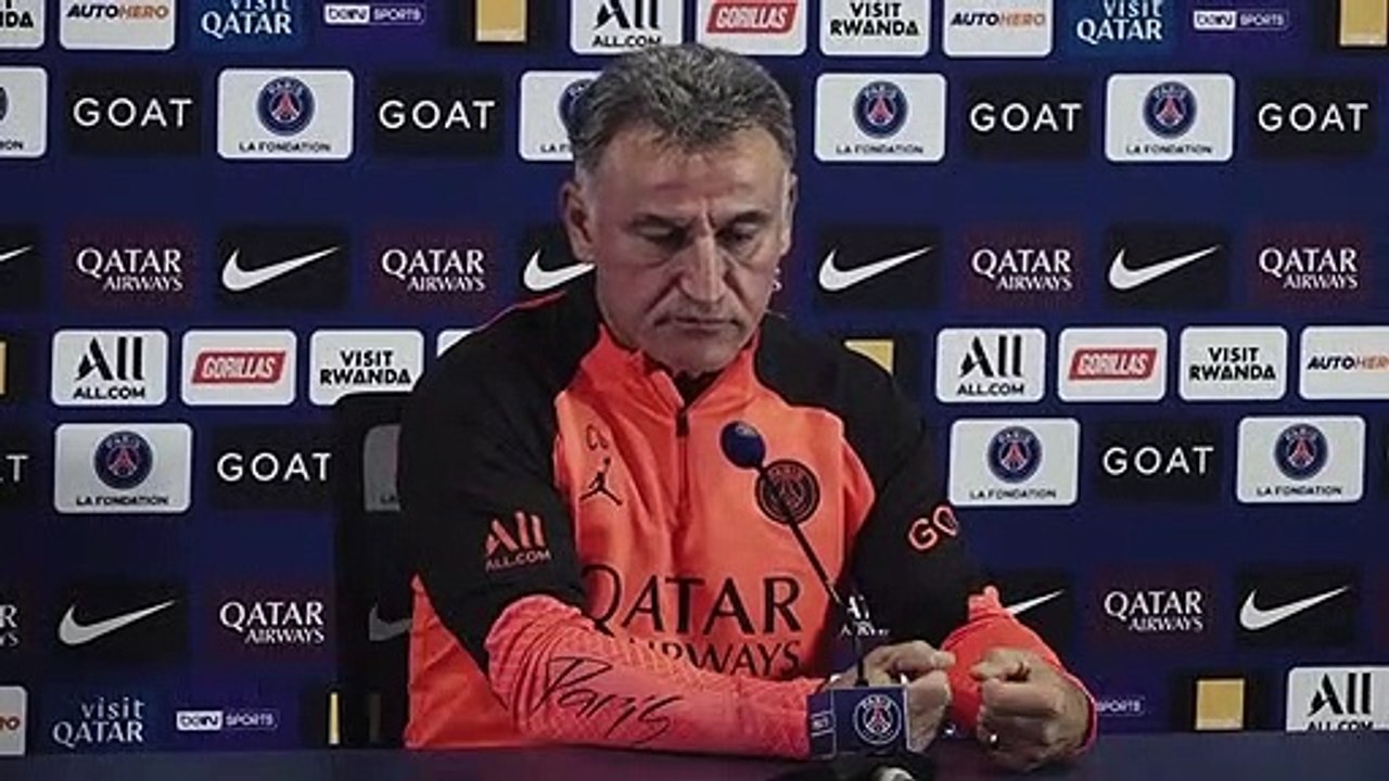 9e. j - Galtier sur le positionnement de Mbappé : "C’est une réflexion juste de la part de Kylian"