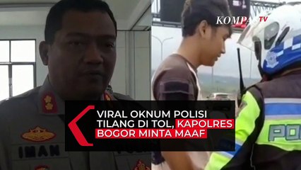 Kronologi Oknum Polisi Tilang Pengendara di Tol Bocimi, hingga Kapolres Bogor Minta Maaf
