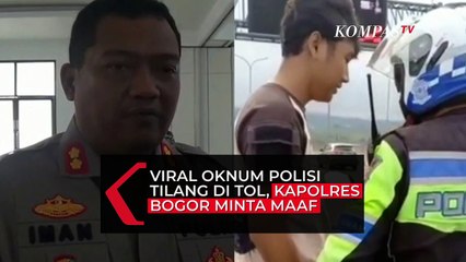 Video herunterladen: Kronologi Oknum Polisi Tilang Pengendara di Tol Bocimi, hingga Kapolres Bogor Minta Maaf