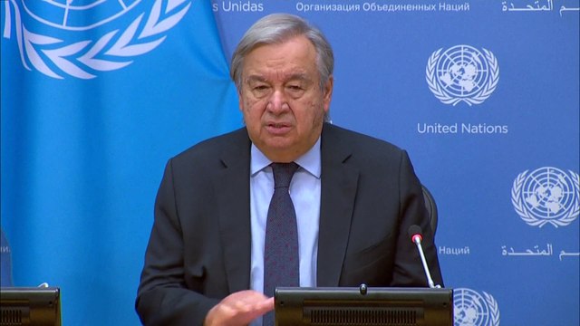 غوتيريش: الاستيلاء على الأراضي بالقوة غير شرعي
