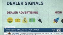 Kids using emojis to talk drugs