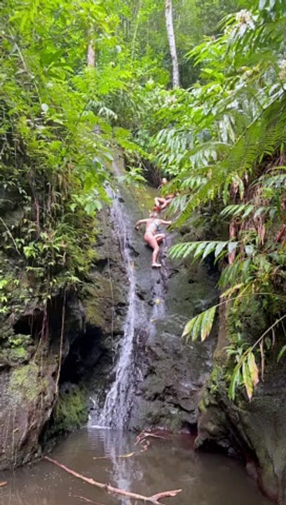 Falling Down a Waterfall