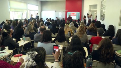 Julio Zamora y Adolfo Pérez Esquivel compartieron la 25° Jornada de Actualización Bibliotecaria en el CUT