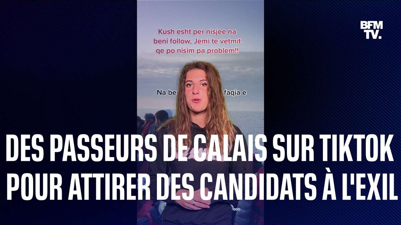 Traversées de la Manche: des passeurs utilisent TikTok pour attirer des candidats à l'exil