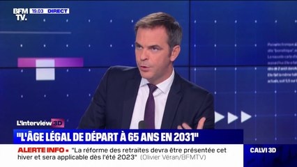 Olivier Véran sur la retraite minimale à 1100€: "L'engagement que nous avons pris est pour les nouveaux retraités"