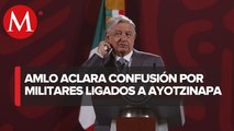 AMLO: son 5 y no 20 los militares ligados al caso Ayotzinapa