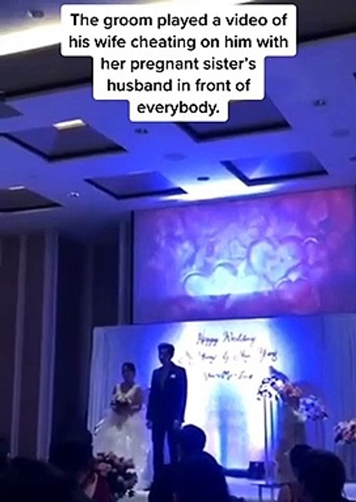 Novio reproduce la infidelidad de su esposa en su propia boda