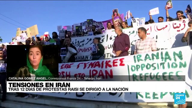 Informe desde Teherán: presidente Raisi calificó de inaceptables las manifestaciones en Irán