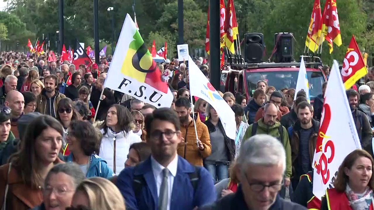 Des manifestations dans toute la France pour les salaires et les retraites