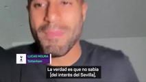 Moura habla sin tapujos de ir al Sevilla