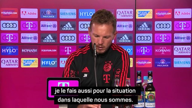 Bayern - Nagelsmann : “Je ne suis pas seul responsable”