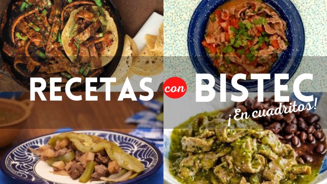 ¡Corta, cocina y disfruta! Checa 4 recetas con bistec en cuadritos