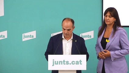 Turull y Borràs, tras la ejecutiva de JxCat