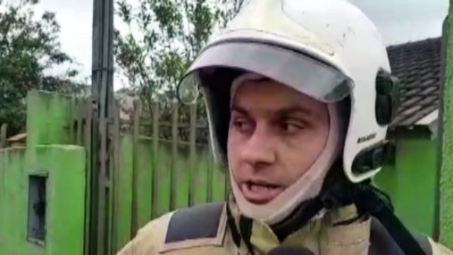 Tenente do Corpo de Bombeiros explica que ajuda de vizinho bombeiro foi crucial no combate ao incêndio