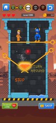 Blue monster pull pin puzzle game android ios level 8 - 15