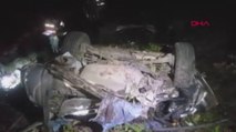 50 metreden şarampole uçan otomobilde bir aile yok oldu: 4 ölü