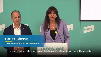 Junts consultará a los afiliados si rompen el Gobierno catalán