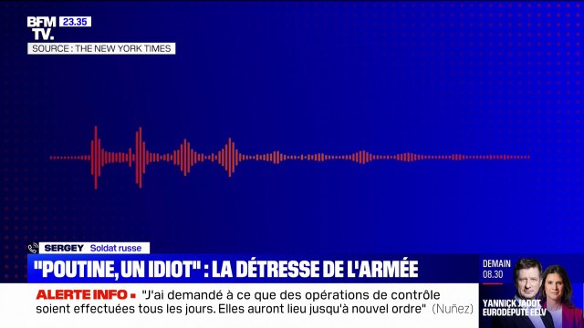 Poutine est un idiot : le New York Times révèle des enregistrements de soldats russes au début de la guerre