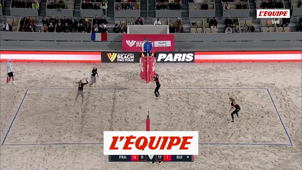 Douche froide pour Richard et Placette - Beach volley - Beach Pro Tour (F)