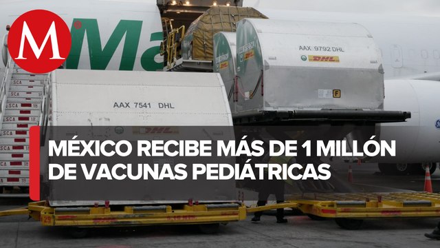 Arriban 1.2 millones de vacunas pediátricas contra covid-19 de Covax