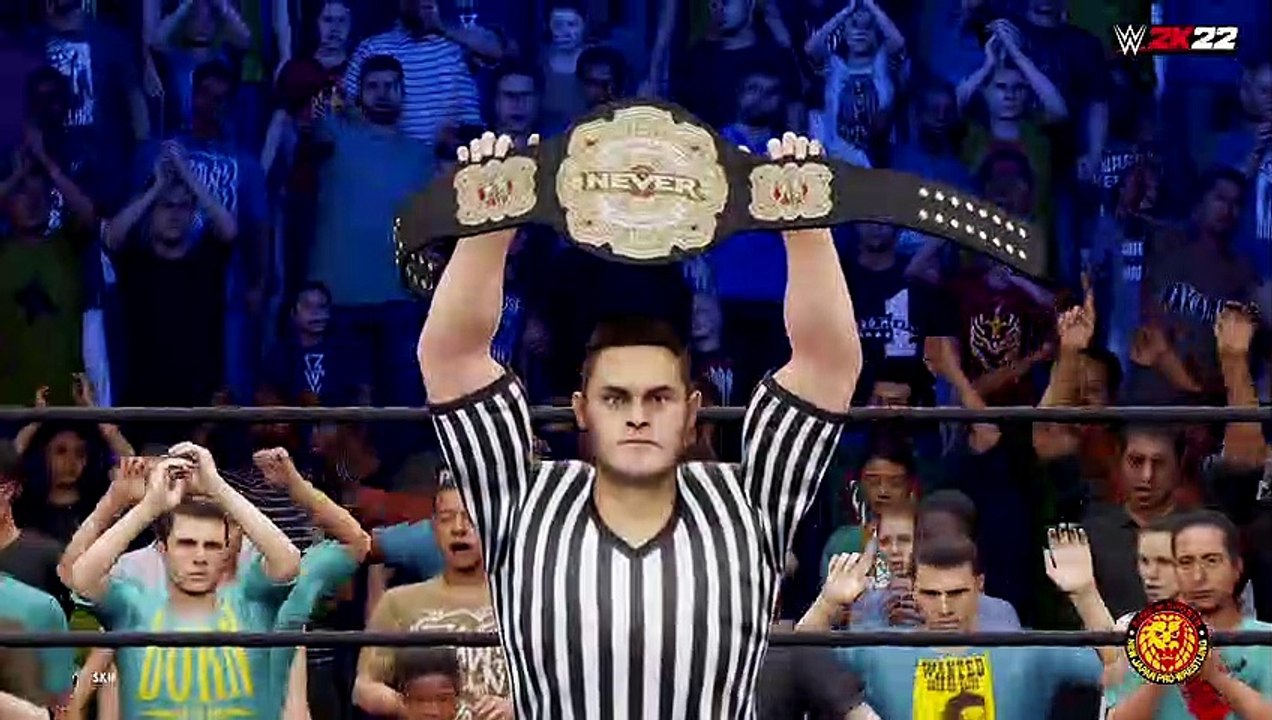 【WWE 2K22】NJPW・新日本プロレス：NEVER無差別級王座戦：棚橋弘至 vs. カール・アンダーソン