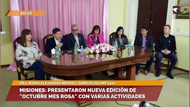 Misiones: presentaron nueva edición de Octubre mes rosa con varias actividades