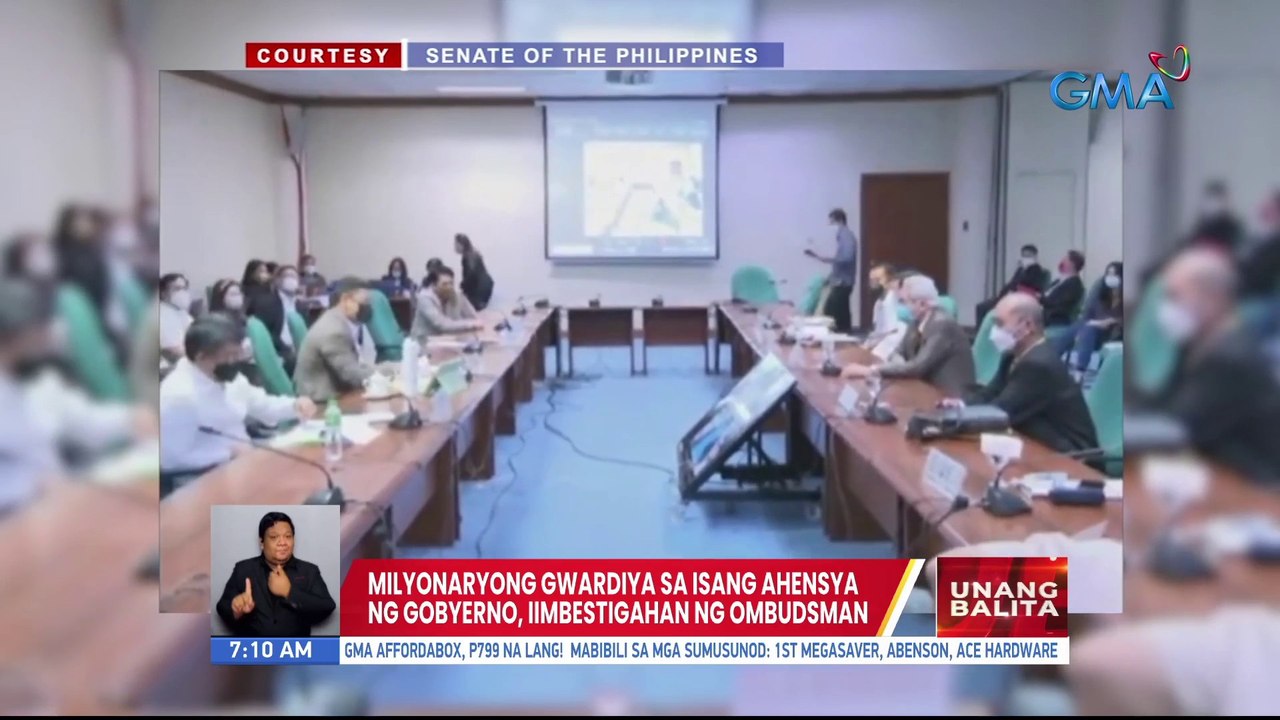 Milyonaryong gwardiya sa isang ahensya ng gobyerno, iimbestigahan ng Ombudsman | UB